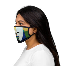 Load image into Gallery viewer, Abstract He's The Man Mixed-Fabric Face Mask
