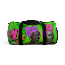 Load image into Gallery viewer, Pink  and Green Sisterhood Duffel Bag
