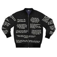 Load image into Gallery viewer, Psalms 91 AOP Bomber Jacket
