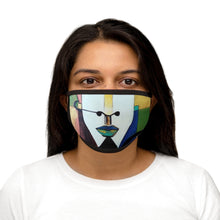 Load image into Gallery viewer, Abstract He's The Man Mixed-Fabric Face Mask
