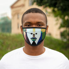 Load image into Gallery viewer, Abstract He's The Man Mixed-Fabric Face Mask
