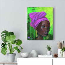 Load image into Gallery viewer, Pink and green art, aka art, aka sorority art
