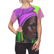 Load image into Gallery viewer, Pink and Green 2 Women's AOP Cut &amp; Sew Tee
