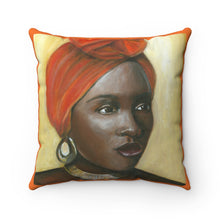 Load image into Gallery viewer, ORANGE BEAUTY - Square Pillow
