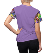 Load image into Gallery viewer, Afro Puff Women's AOP Cut &amp; Sew Tee
