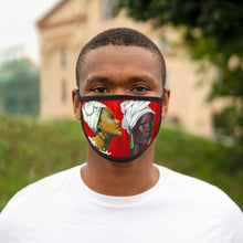 Load image into Gallery viewer, Red and White Sisterhood  Mixed-Fabric Face Mask
