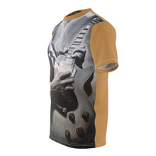 Load image into Gallery viewer, Guitar Man Gold Unisex AOP Cut &amp; Sew Tee
